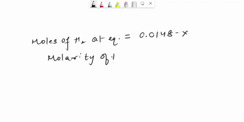 4-equilibrium-01-points-a-sealed-35-l-container-initially-holds-00148-moles-of-hydrogen-gas-0084-moles-of-solid-iodine-and-00583-moles-of-hydrogen-iodide-gas-when-equilibrium-is-reached-the-63477