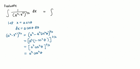 integrate-1a-2-x-2-32-dx-using-trigonometric-substitution