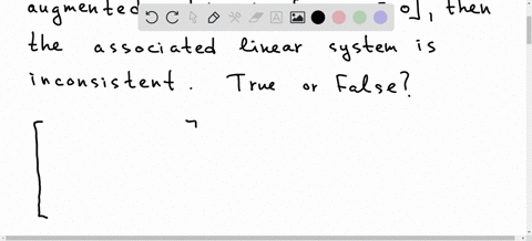 e-if-one-row-in-an-echelon-form-of-an-augmented-matrix-is-0-is-this-statement-true-or-false-5-0-then-the-associated-linear-system-is-inconsistent-0-a_-the-statement-is-true-the-indicated-row-74098