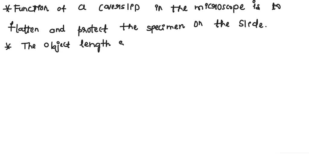 SOLVED Instructions 1 Draw and label an optical microscope 2. What is
