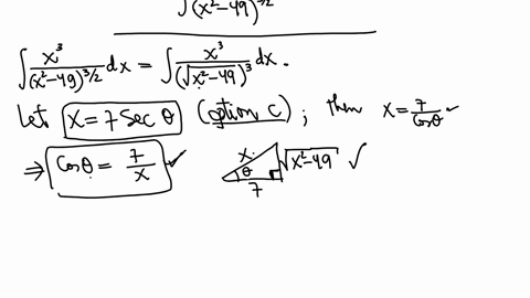 evaluate-the-following-integral-using-trigonometric-substitution-dx-x-7-49-what-substitution-will-be-the-most-helpful-for-evaluating-this-integral-0-a-x7-sin-0-xttan-0-x7-sec-u-rewrite-the-g-18546