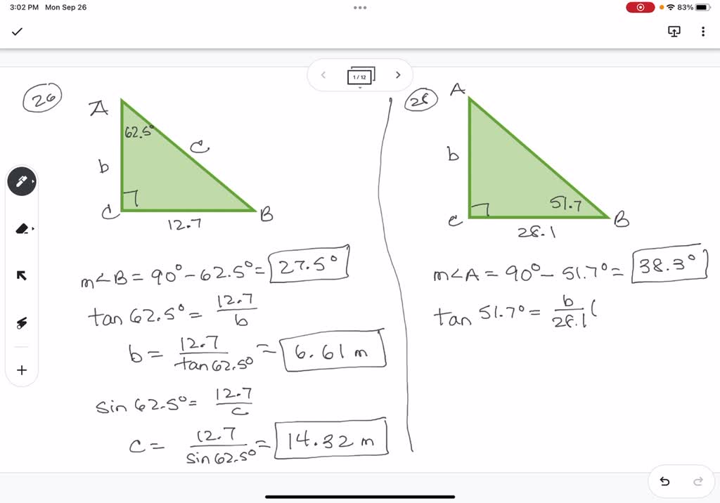 Question Video: Finding the Sine of Angles in Right-Angled