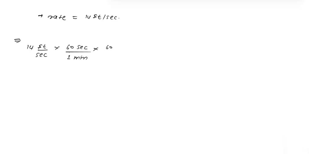 SOLVED 'parachutist glides to the ground at a rate of 14 feet per