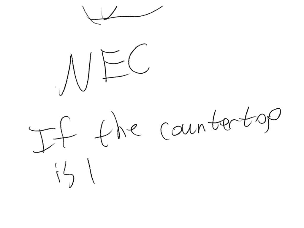 SOLVED are kitchen island required to have a receptacle installed?