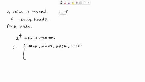 prepare-a-probability-distribution-for-the-experiment-let-x-represent-the-random-variable-and-let-p-represent-the-probabilityfour-coins-are-tossed-and-the-number-of-heads-is-counted-85194