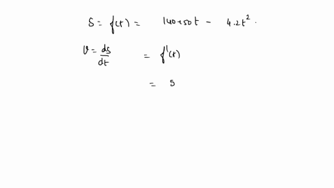 a-particle-moves-along-a-straight-line-with-the-equation-of-motion-s-ft-where-s-is-measured-in-meters-and-t-in-seconds-find-the-velocity-and-speed-when-t-5-ft-50-50t-42t2-32885