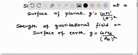 the-magnitude-of-the-gravitational-field-on-the-surface-of-a-particular-planet-is-12g-the-planets-mass-is-double-the-mass-of-earth-what-is-the-planets-radius-in-terms-of-the-radius-re-of-ear-41593
