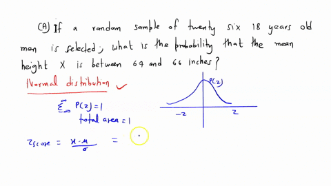 suppose-the-heights-of-18-year-old-men-are-approximately-normally-distributed-with-mean-65-inches-and-standard-deviation-5-inches-aif-a-random-sample-of-twenty-six-18-years-old-men-is-select-46615