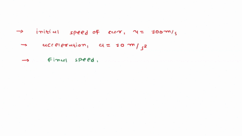 the-initial-speed-of-the-car-is-100-m-s-1-its-accleration-is-10-m-s-2-and-find-the-final-speed-of-car-after-50-min