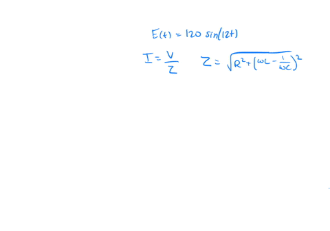 point-an-alternating-current-et-120-sin12t-has-been-running-through-a-simple-circuit-for-a-long-time-the-circuit-has-an-inductance-of-l-05-henrys-_-a-resistor-of-r-6ohms-and-a-capacitor-of-c-56558