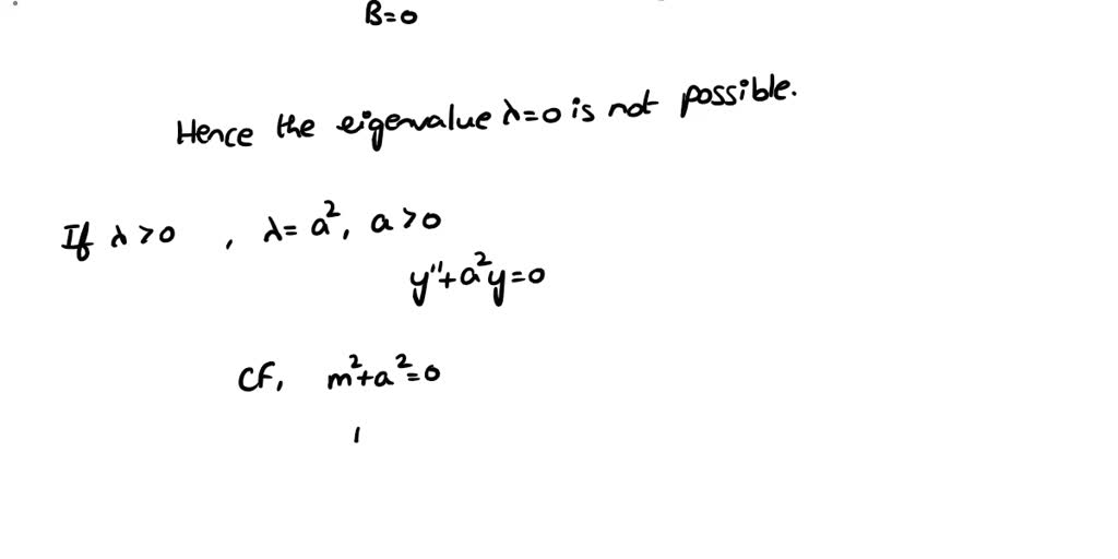 Find the eigenvalues λn and eigenfunctions yn(x) for the given boundary ...