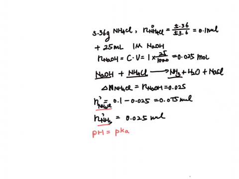 a-536g-sample-of-nh4cl-was-added-to-250-ml-of-100-m-naoh-and-the-resulting-solution-diluted-to-0100-l-a-what-is-the-ph-of-this-buffer-solution-b-is-the-solution-acidic-or-basic-c-what-is-the-00023