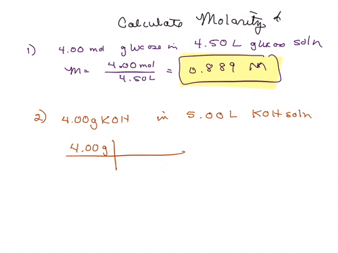 calculate-the-molarity-of-each-of-the-following-400-moles-of-glucose-in-450-l-of-a-glucose-solution-400-g-of-koh-in-500-l-of-a-koh-solution-535-g-of-nacl-in-500-ml-of-a-nacl-solution