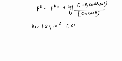 what-is-the-ph-of-a-buffer-solution-containing-equal-volumes-of-011-m-nach3coo-and-009-m-ch3cooh-ka-ch3cooh-18-x-10-5-a-242-b-483-c-1158-d-1391-60424
