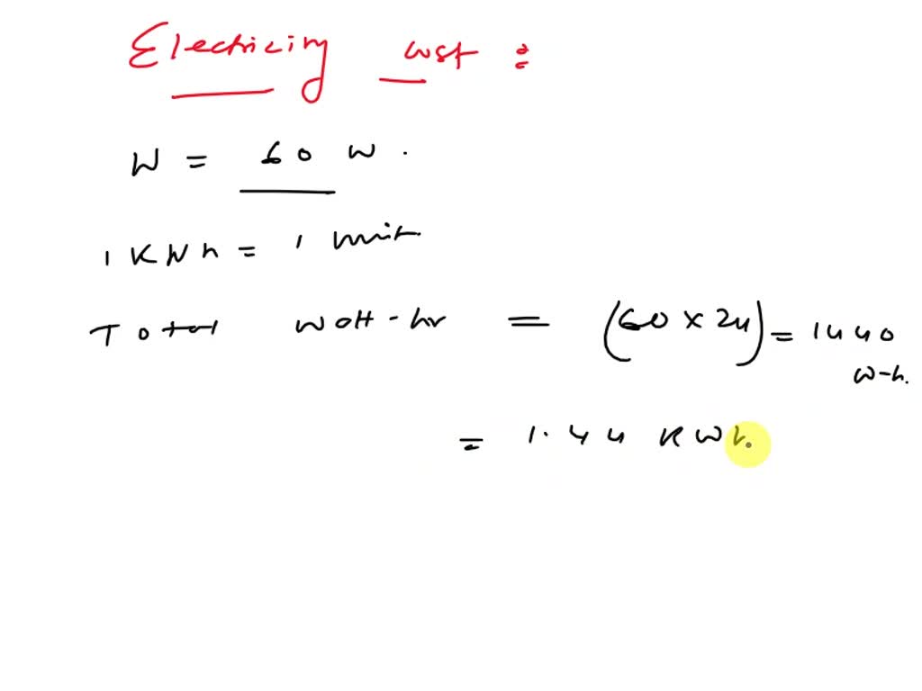 SOLVED: A utility company charges 8.2 cents/kWh. If a consumer operates ...