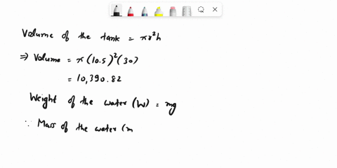 a-filled-cylindrical-water-tank-has-a-radius-of-105m-and-a-height-of-300-m-what-is-the-pressure-at-the-bottom-of-the-tank-assume-the-tank-is-completely-filled-the-density-of-water-is-1000-kg-28554