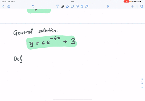 find-yc-yp-the-general-solution-and-the-definite-solution-given-dy4y-12y0-2-dt-dy-dt-zy-0y0-9-dy-10y-15y0-0-dt-11783
