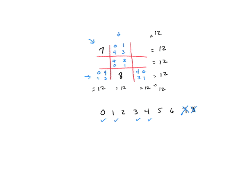 place-the-numbers-0-to-8-inclusive-in-the-magic-square-so-that-the-sum-of-the-numbers-in-each-row-column-and-diagonal-is-the-same-number-12-ansaver-2-points-keypad-keyboard-shortcuts-38253