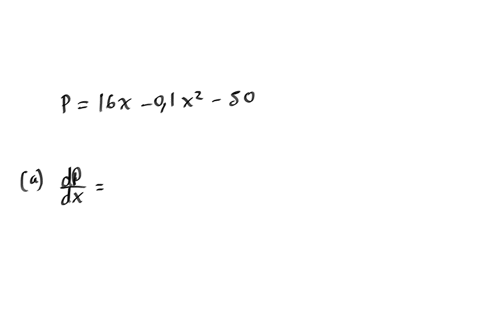 the-monthly-profit-from-the-sale-of-a-product-is-given-by-p-16x-01x2-50-dollars-a-what-level-of-production-maximizes-profit-unitsb-what-is-the-maximum-possible-profit-22103