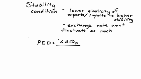 using-the-flow-approach-demand-supply-view-to-exchange-rate-determination-a-show-how-the-equilibrium-exchange-rate-stl-is-determined-and-discuss-how-the-stability-condition-depends-on-price-elasticiti