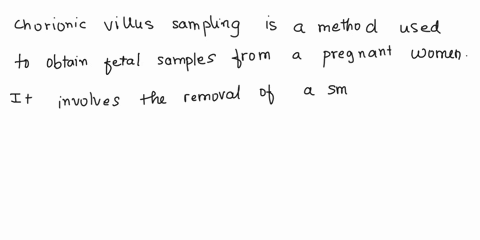 a-karyotype-can-show-if-a-fetus-has-chromosomal-abnormalities-name-and-briefly-describe-one-of-the-methods-used-to-obtain-fetal-samples-from-a-pregnant-woman-b-briefly-describe-one-benefit-a-88669