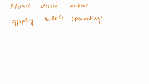what-is-the-probability-that-cross-of-the-parents-with-the-genotype-aabbcc-aabbcc-will-produce-an-offspring-with-the-genotype-abbcc-assume-independent-assortment-of-all-gene-pairs-12-14-34-72868