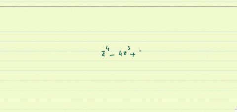 use-de-moivres-theorem-to-verify-the-solution-given-for-each-polynomial-equation-z4-4-z37-z2-6-z-100-32995
