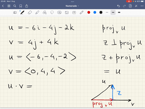 consider-the-following-u-6i-4j-2k-v-4j-4k-a-find-the-projection-of-u-onto-v-b-find-the-vector-component-of-u-orthogonal-to-v-74472