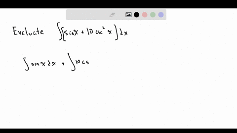 find-sin-x-10-cosec2-x-dx