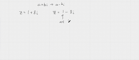 find the complex conjugate and modulus of z 5 10i the conjugate of z is ...