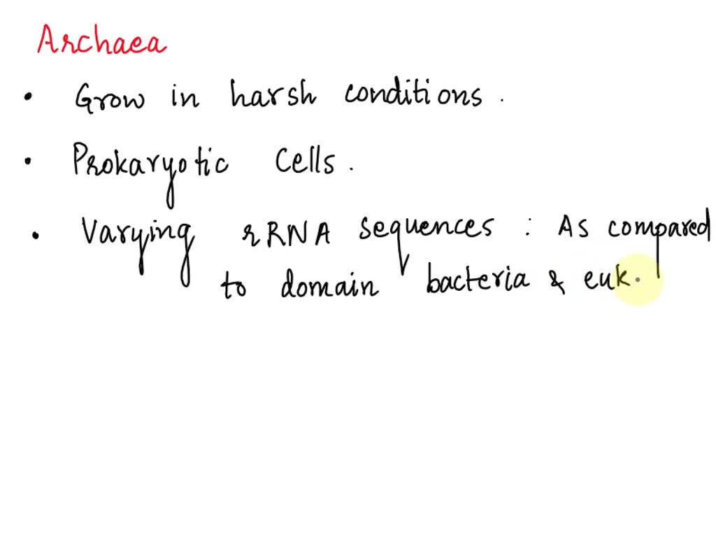 SOLVED Which statement describes archaea? They cause the depletion of