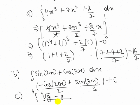 use-octave-to-calculate-the-following-definite-and-indefinite-integ-j-4x-3x23dx-i-mark-b-f-sin2x-cos3x-dx-2-marks-gdy-marks-d-f-4sec-tan-0-d0-2-marks-perearaph-7-24467