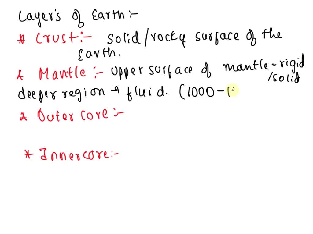 Which Layer Of Earth Has The Lowest Temperature