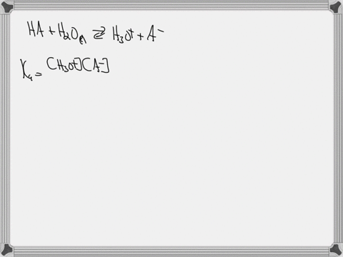 a-monoprotic-weak-acid-ha-dissociates-in-water-according-t0-the-reaction-haaq-hzo-hotaq-a-aq-the-equilibrium-concentrations-of-the-reactants-and-products-are-ha-0130-m-ho-300-x-10-4-m-and-a-33064