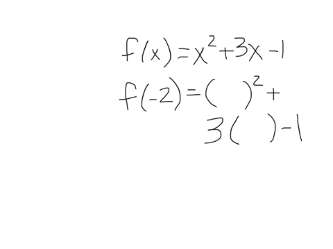 given-fx-x2-3x-1-evaluate-the-function-at-f-2