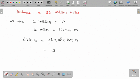 i-the-sun-on-average-is-93-million-miles-from-earth-how-many-meters-is-this-express-a-using-powers-o-84827