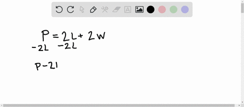 olve-for-w-p-2l-2w