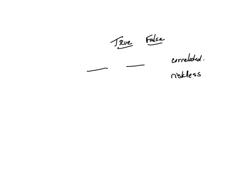 if-a-portfolio-of-two-stocks-that-are-perfectly-correlated-then-the-portfolios-is-risk-less-because-the-stocks-return-move-countercyclically-to-each-other