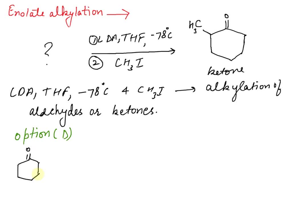 Solved 3 Select The Structure Of The Starting Material In The