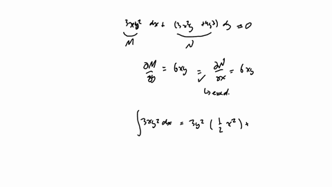 solve-the-exact-equation-3xy2dx-3x2y4y3dy-0