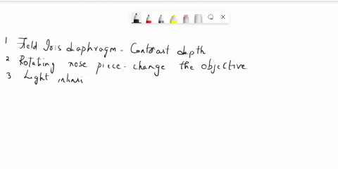 matching-control-the-contrast-and-depth-of-field-of-an-image-change-the-objective-from-one-to-another-control-amount-of-light-from-lamp-house-condense-and-focus-light-on-the-specimen-correct-53072