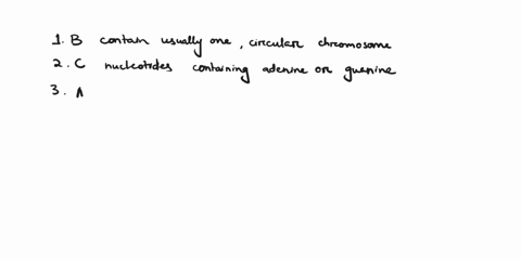 question-1-compared-to-eukaryotic-genomes-only-prokaryotic-genomes-a-contain-dna-organized-by-histones-b-contain-usually-one-circular-chromosome-c-contain-plasmid-dna-d-have-chromosomes-cont-73772