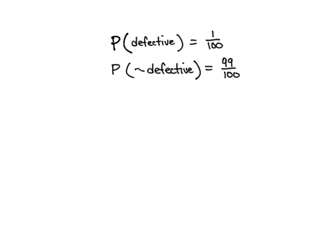 in-a-certain-manufacturing-process-it-is-known-that-on-average-in-every-100-items-is-defective-what-is-the-probability-that-the-fifth-random-item-inspected-is-the-first-defective-item-found-35878