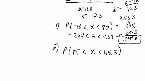 the-scores-on-a-test-administered-to-a-prospective-employees-are-normally-distributed-with-a-mean-of-100-and-standard-deviate-of-12-3-1-about-what-percent-of-the-scores-are-between-70-to-80-2-about-wh