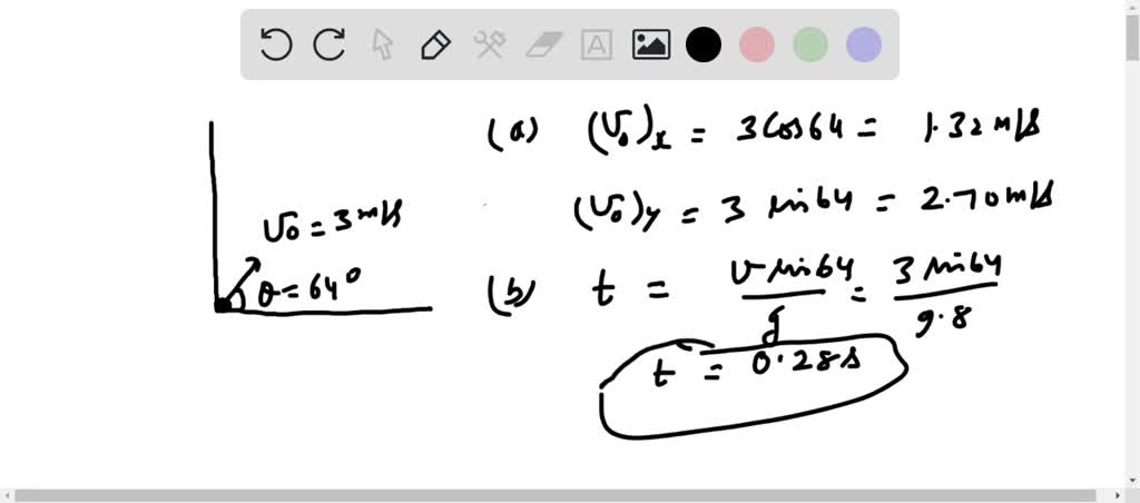 SOLVED: A soccer ball was kicked in a horizontal ground with an initial