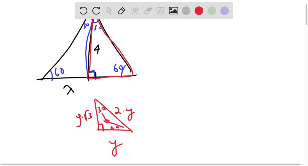 SOLVED: The triangle below is equilateral. Find the length of side € in ...