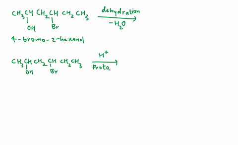 draw-the-alkene-products-of-the-dehydration-of-the-following-alcohol-and-then-its-minor-product-4-bromo-2-hexanol-draw-minor-and-major-product-05198