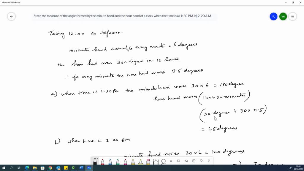 solved-angle-formed-by-the-large-hand-of-a-clock-in-20-mins-is-a-6b
