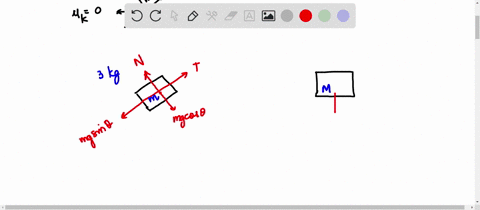 a-30-kg-block-on-an-inclined-plane-is-connected-by-a-rope-to-another-20-kg-block-that-is-on-a-horizontal-surface-the-inclination-of-the-plane-is-30o-with-respect-to-the-horizontal-the-coeffi-87294