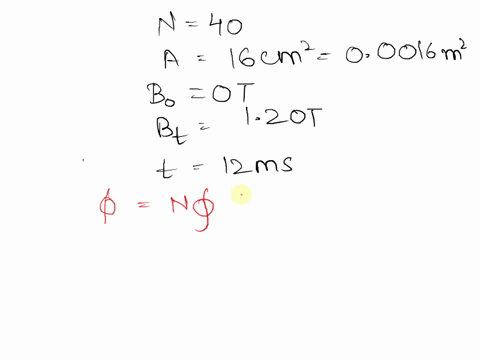 question-13-15-points-a-flat-coil-having-40-turns-each-one-of-cross-sectional-area-160-cm2-is-oriented-with-its-plane-perpendicular-to-uniform-magnetic-field-the-field-varies-steadily-from-0-00139